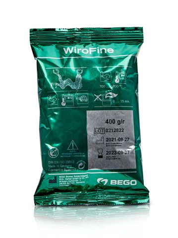product bag of wirofine